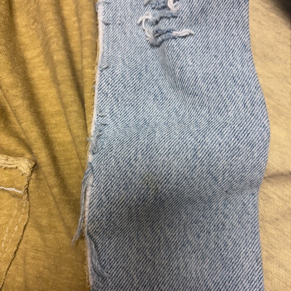 Sin Clarity Distressed Patchwork Denim & Cotton Open Jacket | Boho Shabby Chic - Picture 11 of 13